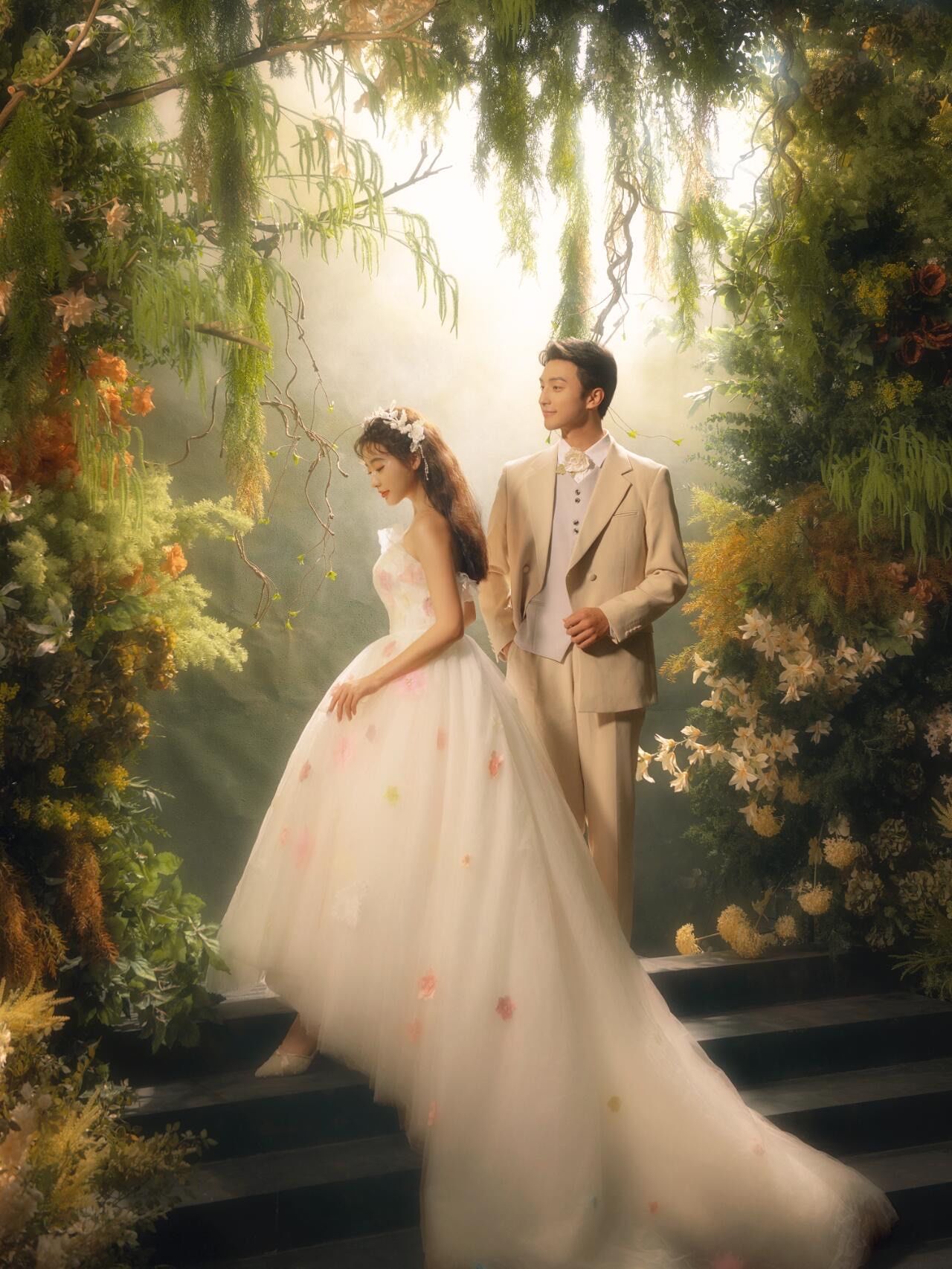 梦幻唯美的森系婚纱照95是谁心动了我不说
