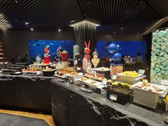 -海棠湾洲际-涛·海底餐厅·美人鱼·自助餐·海底隧道