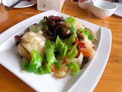 腊肉炒粉皮-柞水乾佑红门家菜