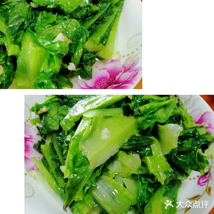 秋季的蔬菜不比春夏差，最爱香软的～清炒油麦菜！