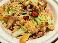 煲香菜花-106餐厅北京菜.烤鸭(百子湾店)