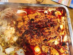 鲜嫩多汁烤鱼-靓靓蒸虾(中山里店)