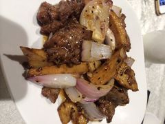 杏鲍菇牛肉-熠盛粤味(永康路店)
