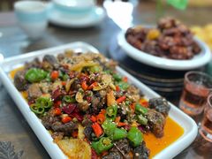 椒麻鸡炒饵块-阿鹏故事云南野生菌火锅(人民路店)