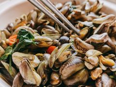 金不换炒薄壳米-陈鹏鹏潮汕菜(欢乐海岸 海边景观店)