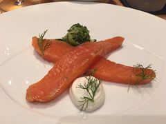 橡木烟熏三文鱼-迪拜帆船酒店海底餐厅