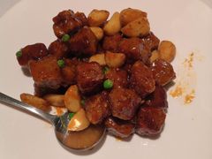 金蒜甜豆牛肉粒-宝轩渔府·老字号海鲜·正宗津菜(水上店)