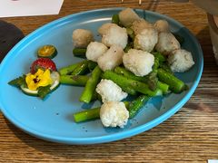 芦笋银鳕鱼-甜阿姨·天台花园私房菜(万松园店)