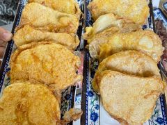 鸡蛋炸馒头片-大槐树烤肉馆