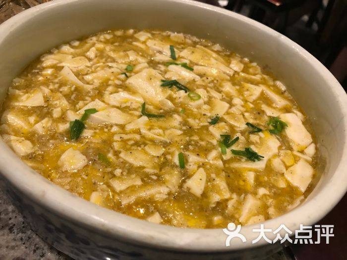 南京大牌档蟹黄豆腐图片