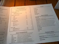 菜单-The Meat & Wine Co Southbank(南岸店)