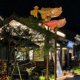 这里是青岛｜初秋夜晚的古唐小镇如同仙境🏯