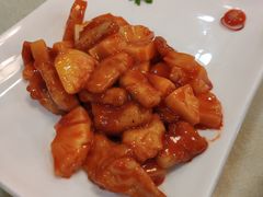 菠萝咕噜肉-长春观斋补堂素菜馆