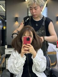 点击看大图 -藤野造型烫发染发