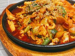 辣炒鱿鱼-全州豆芽汤饭