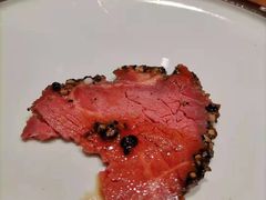黑椒牛肉拼秋葵-将相和·海鲜蒸饺大连菜