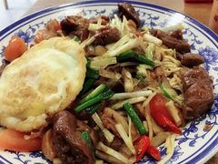 特色大肠尖椒牛肚尖椒笋干肉丝-阿扁杭州面(苗圃店)