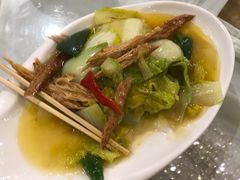 白菜烧腐竹-勺园饭店(骨科医院店)