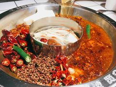 菌汤鸳鸯锅-贤合庄卤味火锅(时代广场店)