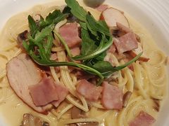 奶油蘑菇烟肉面-必胜客(江桥万达店)