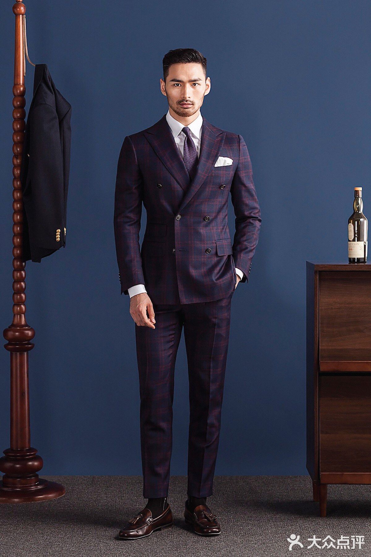 jl tailors | 双排扣暗格西装套装,既优雅又经典