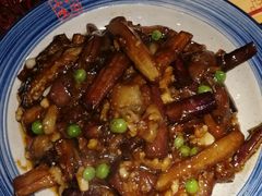 蒜香小炒茄子-小铫鸡汤