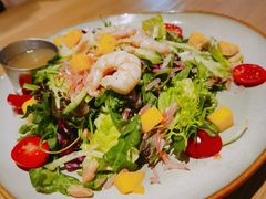 鲜柚芒果沙拉佐冰花酸梅酱-HELLO 27 意面·沙拉·帕尼尼