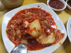 辣白菜炒五花肉-屋里家延边朝鲜族冷面(南园店)