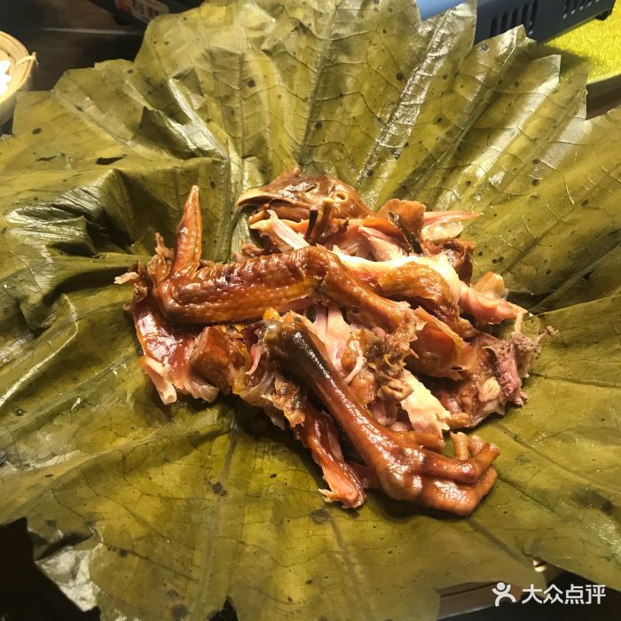 老阿爸燉魚湯(太倉南洋廣場店)荷葉手撕雞(半隻)圖片 - 第334張