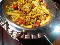 -东来菜馆•手抓海鲜家常菜•海鲜锅贴(鸽子窝店)