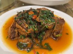 浇汁牛肉夹沙-新疆杭州疗养院·富春山庄
