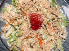 鸡丝沙拉-炎蔵牛舌烤肉