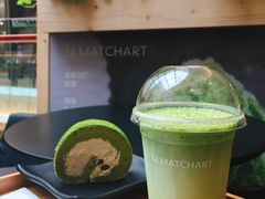 抹茶拿铁-36抹茶·千层与鲜果茶(欢乐海岸店)