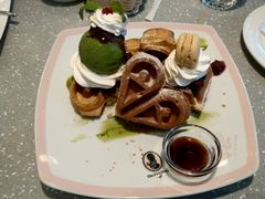 京都宇治抹茶紅豆鬆餅-Dazzling Cafe 蜜糖吐司专卖店