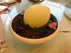 恐龙蛋酸奶水果沙拉-烛影拾光观景餐厅·创意菜·摄影·小提琴(大唐不夜城店)