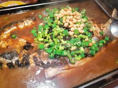 鲜青椒烤鱼-探鱼·鲜青椒爽麻烤鱼(苏宁广场店)