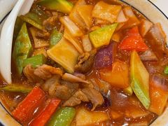 羊肉炒面片-飞天大厦清真餐厅