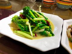 炒竹叶菜-五彩雪域藏餐馆