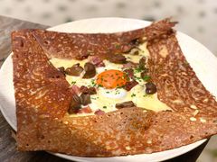 鸡蛋蘑菇熏肉荞麦可丽饼-RAC BAR(安福路店)