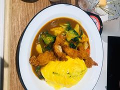 炸鸡块咖喱蛋包饭套餐-池奈·日式咖喱蛋包饭(赛高店)