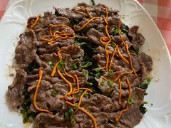 菜尖蒸牛颈-龙桥私厨·姜花菊花过桥鱼·顺德菜(容桂店)