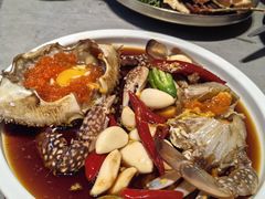 -草家酱蟹炭火烤肉店(珲春南路一店)