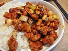 宫保鸡丁盖饭-华天二友居肉饼(宫门口店)