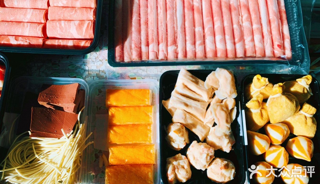 在家吃火锅的快乐！