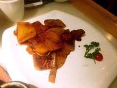 年糕炒牛仔骨-绿茶餐厅(西单老佛爷店)