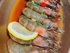 生卤虾-街角等你.大连海鲜烧烤.经典铁板海鲜串(西安路店)