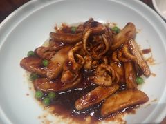 酱爆八爪鱼-阿明小菜·海鲜·上海菜(梅陇店)