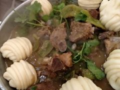 一锅出排骨豆角-漠河金马饭店-餐厅