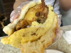 猪扒蛋菠萝包-沙溪兄茶餐厅
