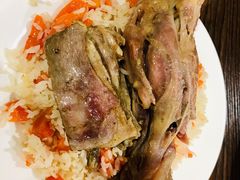 豪华腿排饭-巴依家新疆手抓饭(菱角湖万达店)